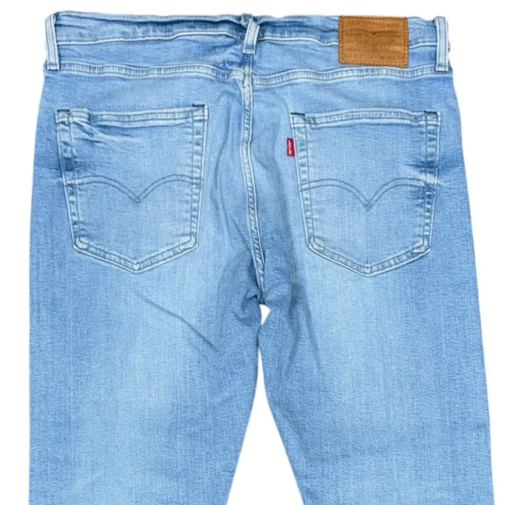 EUC Men's LEVI'S® 512 Big E‎ Premium Slim Tapered Flex Jeans | Size 36 X 30